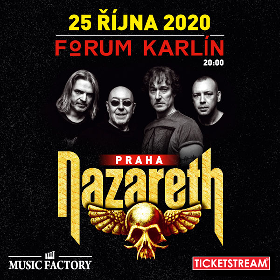 NAZARETH/TATTOOED ON MY BRAIN TOUR 2020/- Praha -Forum Karlín Praha