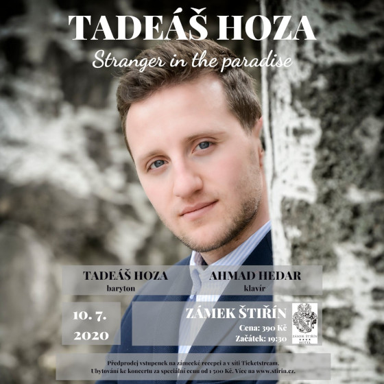 Letní setkání s operními hvězdami<br>Tadeáš Hoza<br>Stranger in the paradise