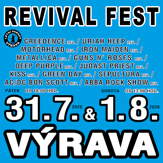 Revival Fest, Letní parket Výrava, Výrava Vstupenky Ticketstream