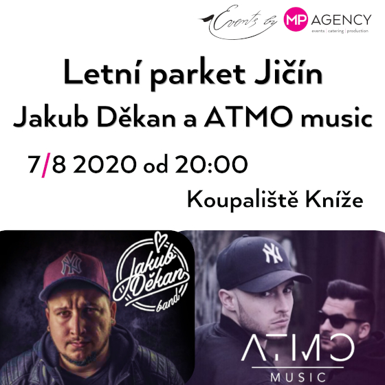 Jakub Děkan a ATMO music<br>a letní parket Jičín