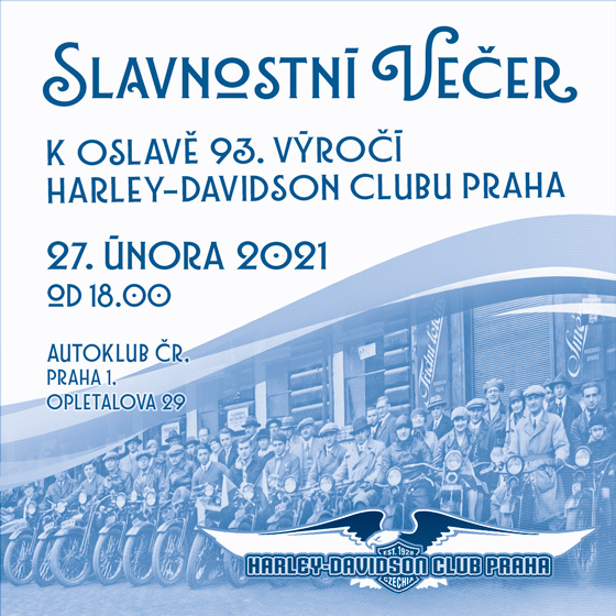 SLAVNOSTNÍ VEČER/HARLEY-DAVIDSON CLUBU PRAHA/- Praha -Autoklub ČR Praha