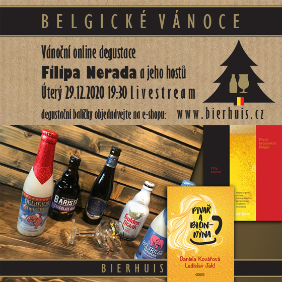 Talkshow "Belgické pivní Vánoce" <br>Vánoční online degustace<br>Záznam z 29.12.2020
