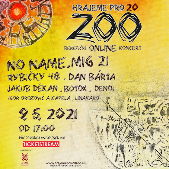 Hrajeme pro 20 Zoo/Online benefiční koncert/ -Livestream ČR