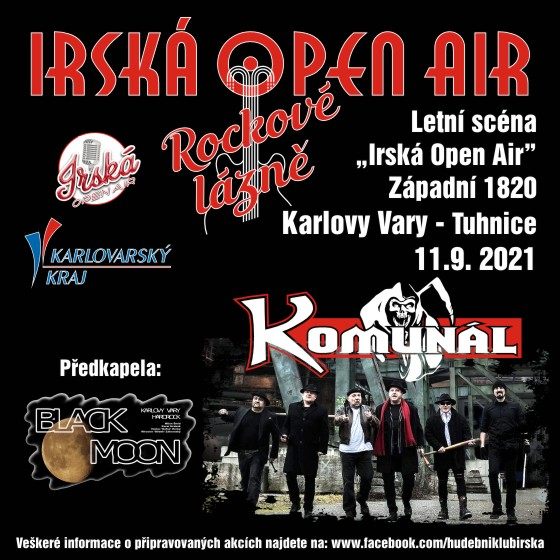 KOMUNÁL- Koncert oblíbené rock-metalové hudební skupiny- Karlovy Vary -Letní scéna Irská Open Air Karlovy Vary