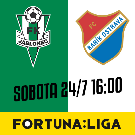 FK Jablonec vs. FC Baník Ostrava<br>SEZÓNA 2021/2022<br>Fortuna:Liga