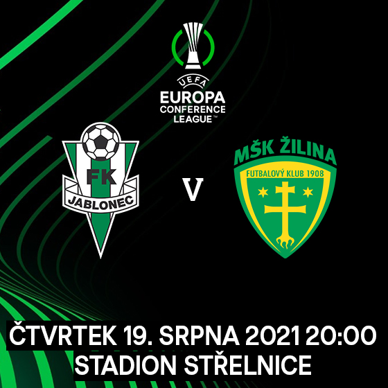 FK Jablonec vs. MŠK Žilina<br>UEFA Europa conference league, Play off