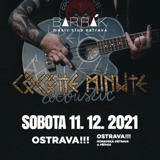 COCOTTE MINUTE- koncert v Ostravě -Barrák Music Club Ostrava