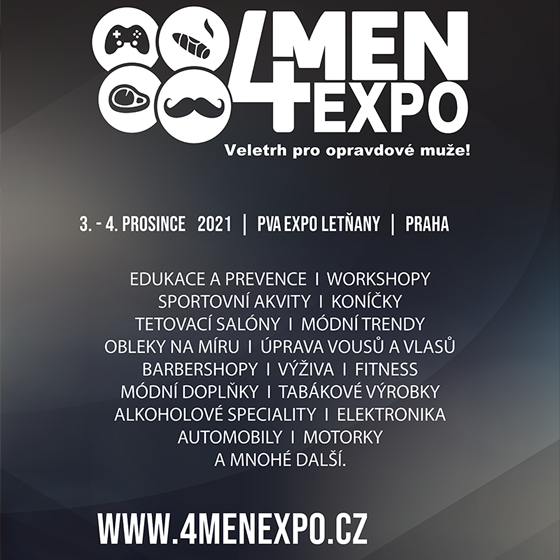 4MEN EXPO 2021- První festival pro muže- Praha -PVA EXPO PRAHA Praha 4MEN EXPO 2021- První festival pro muže- Praha -PVA EXPO PRAHA Praha