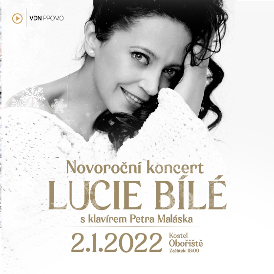 Novoroční koncert Lucie Bílé<br>s klavírem Petra Maláska