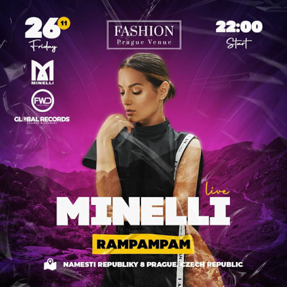 MINELLI/LIVE IN PRAGUE/- Praha -Fashion Club Prague Praha MINELLI/LIVE IN PRAGUE/- Praha -Fashion Club Prague Praha