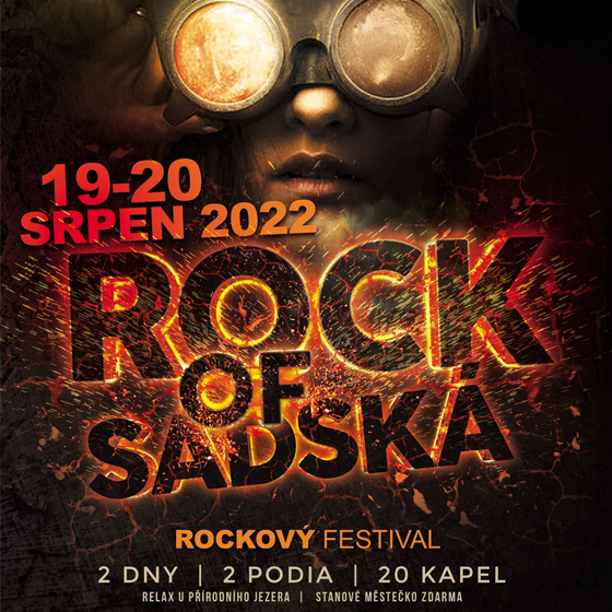 ROCK OF SADSKÁ- festival Sadská- TRAKTOR, DEBUSTROL, DOGA, ALKEHOL, CITRON TANJA a mnoho dalších -Jezero Sadská Sadská