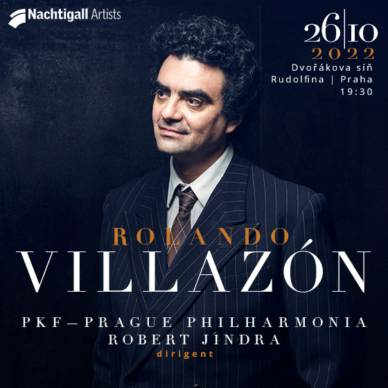 ROLANDO VILLAZÓN/PKF - PRAGUE PHILHARMONIA/ROBERT JINDRA - dirigent- Praha -Rudolfinum Praha