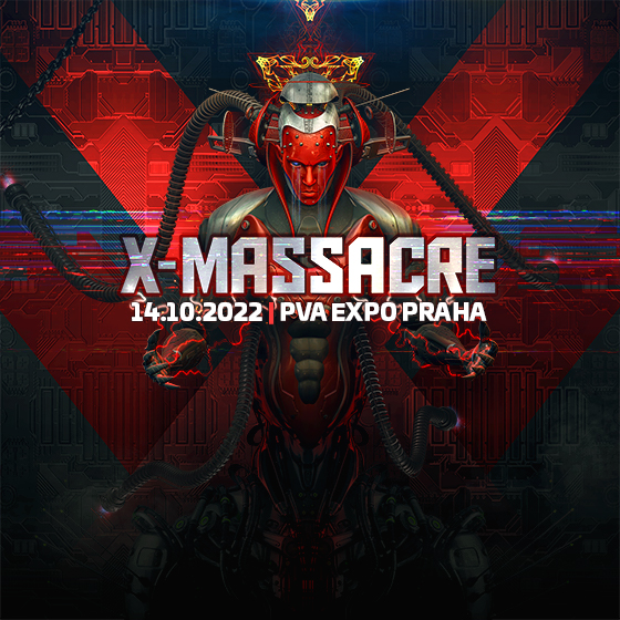 X-MASSACRE 2022- Praha- 3 stage (tekno, hardcore a drum & bass) -PVA EXPO PRAHA Praha