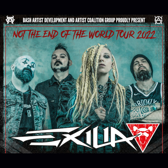 EXILIA (IT)/+ speciální host/NOT THE END OF THE WORLD TOUR 2022- Zliv -ROCKTIME - KD Zliv Zliv
