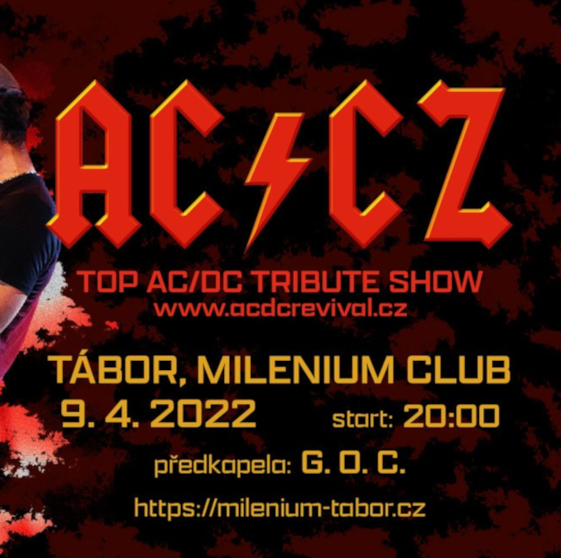 AC/CZ/“Top AC/DC tribute show” v Táboře/- Tábor -Milenium Tábor