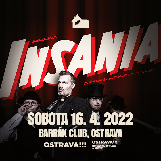 INSANIA, COINCIDENCE- koncert v Ostravě -Barrák Music Club Ostrava