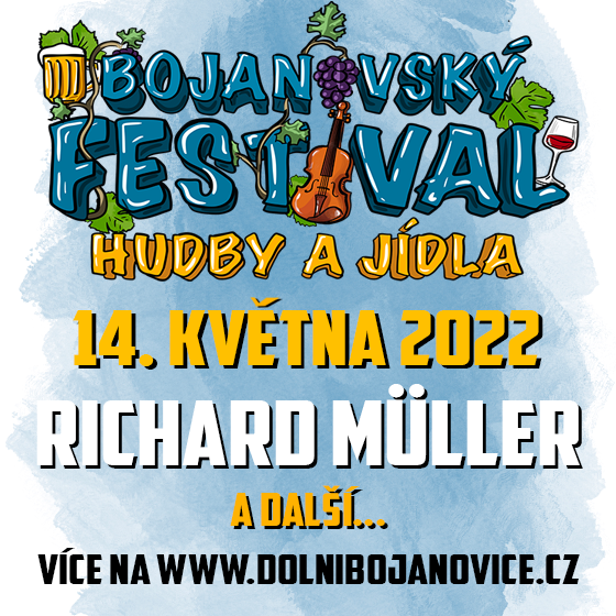 Bojanovský festival hudby a jídla<br>Richard Müller a místní hudební uskupení a tělesa