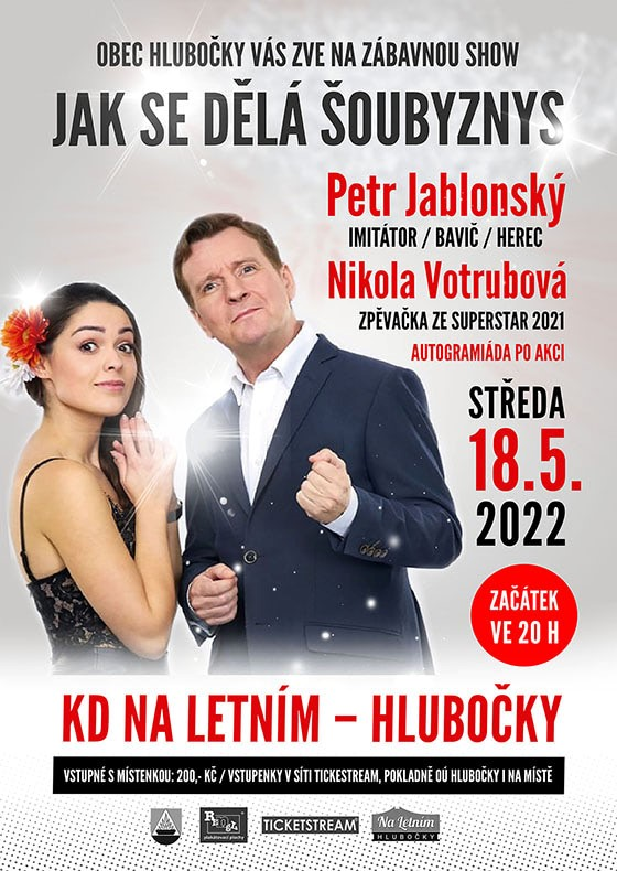 Petr Jablonský a Nikola Votrubová<br>Jak se dělá šoubyznys