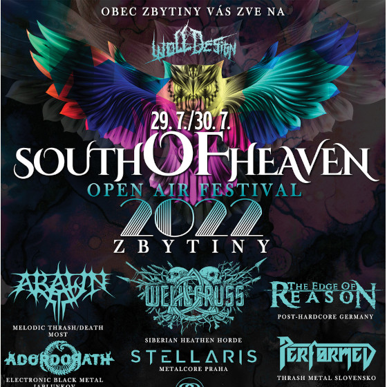 South of Heaven<br>Open Air Festival Zbytiny 2022