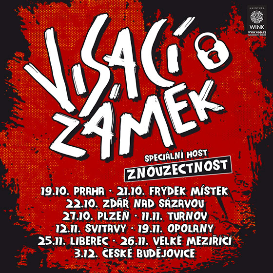 Visací zámek<br>40 let v punku tour<br>Speciální host: ZNOUZECTNOST