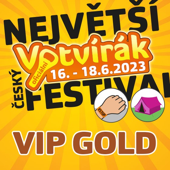 Festival Votvírák<br><b><font color=red>Klubová karta VIP GOLD</font></b>