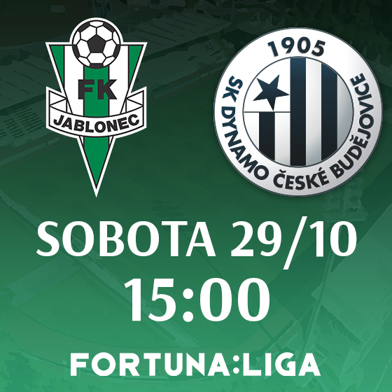 FK Jablonec vs. SK Dynamo České Budějovice<br>Sezóna 2022/2023<br>Fortuna:Liga