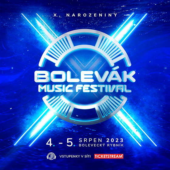 BOLEVÁK MUSIC FESTIVAL 2023- Plzeň -Velký Bolevecký rybník OSTENDE Plzeň