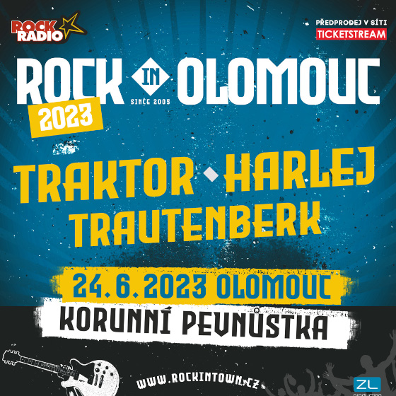 ROCK IN OLOMOUC 2023- festival Olomouc- Traktor, Harlej, Trautenberk -Korunní pevnůstka Olomouc