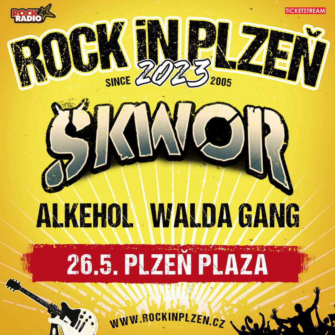 ROCK IN PLZEŇ II.- koncert v Plzni- Alkehol, Walda Gang, Škwor -Amfiteátr Plaza Plzeň