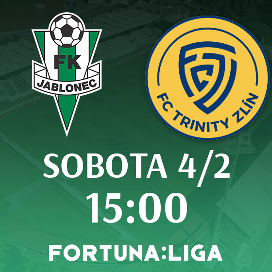 FK Jablonec vs. FC Trinity Zlín<br>Sezóna 2022/2023<br>Fortuna:Liga