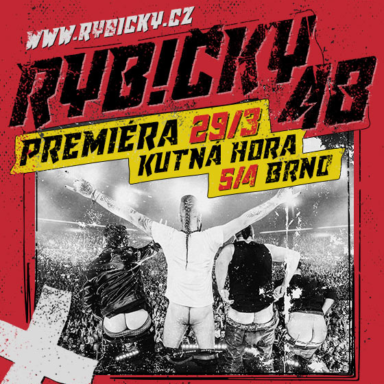 Film RYBIČKY 48- CELOVEČERNÍ DOKUMENT 20 LET ROCK´N´ROLLU, VY BUZNY- Brno -Kino Scala Brno