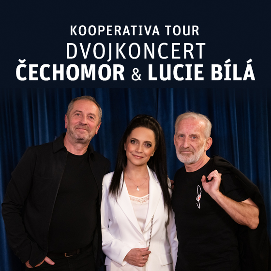 Koncert ČECHOMOR & LUCIE BÍLÁ- Jindřichův Hradec- KOOPERATIVA TOUR -Státní zámek Jindřichův Hradec