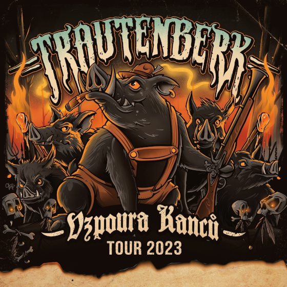 TRAUTENBERK + COCOTTE MINUTE- koncert Česká Lípa- VZPOURA KANCŮ TOUR 2023 -KD Crystal Česká Lípa