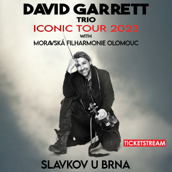 DAVID GARRETT- TRIO- ICONIC TOUR 2023- koncert Slavkov u Brna -Zámek Slavkov u Brna Slavkov u Brna