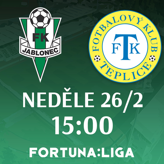 FK Jablonec vs. FK Teplice<br>Sezóna 2022/2023<br>Fortuna:Liga