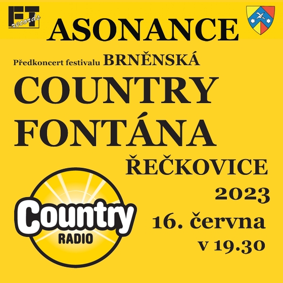 Koncert ASONANCE- Brno- Brněnská Country fontána Řečkovice 2023 -Areál Gymnázia Řečkovice Brno