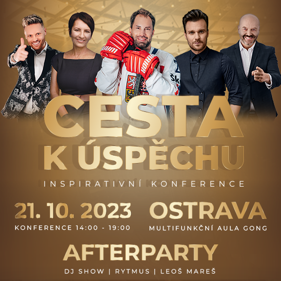 AFTERPARTY/INSPIRATIVNÍ KONFERENCE/Cesta k úspěchu- Ostrava -Multifunkční aula Gong Ostrava