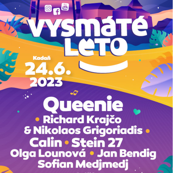 Festival VYSMÁTÉ LÉTO 2023- Kadaň- Queenie, Olga Lounová, STEIN27, Calin, Richard Krajčo -Hrad Kadaň Kadaň
