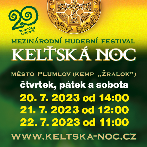 KELTSKÁ NOC 2023 Plumlov/Mezinárodní hudební festival/- Plumlov -Camping Žralok Plumlov