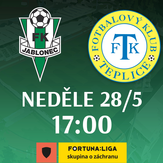 FK Jablonec vs. FC FK Teplice<br>Sezóna 2022/2023<br>Fortuna:Liga