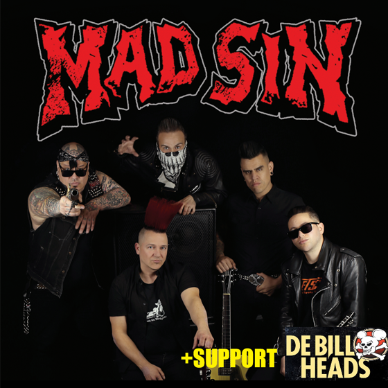 Mad Sin (D)<br>De Bill Heads (CZ)