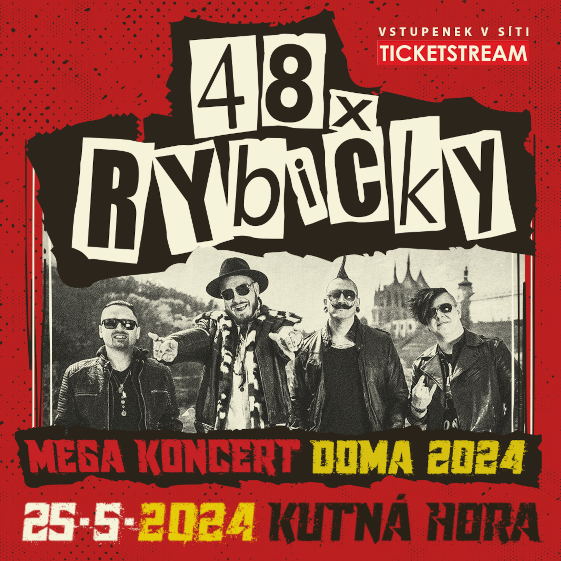 RYBIČKY 48/MEGA KONCERT DOMA II./- Kutná Hora -Park pod Vlašským Dvorem Kutná Hora