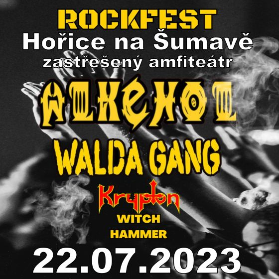 Rock fest Hořice<br>Alkehol, Walda Gang, Witch Hammer, Krypton