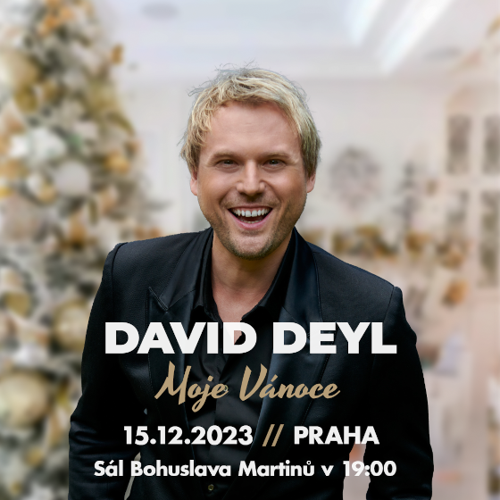 DAVID DEYL- koncert v Praze- Moje Vánoce -Lichtenštejnský palác (HAMU) Praha
