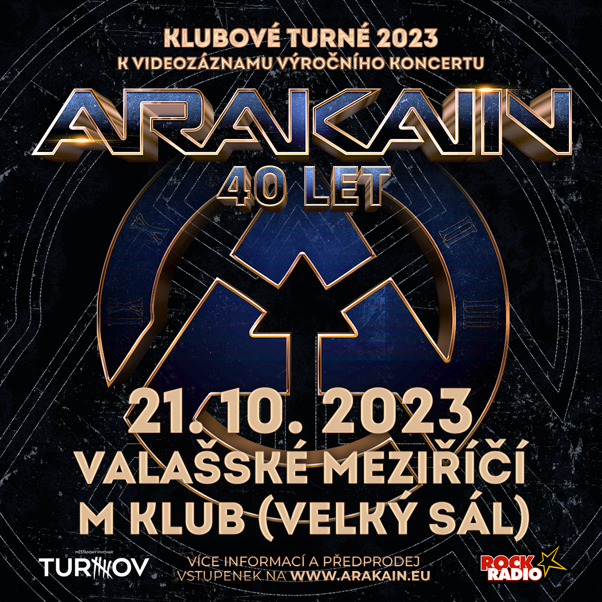 Arakain 40 let<br>klubové turné 2023