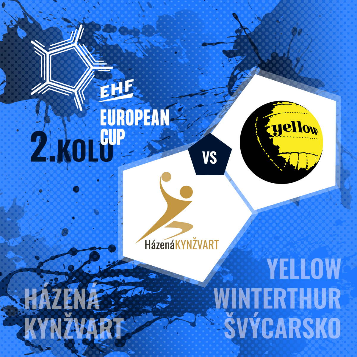 Házená ženy EHF European Cup 1/2<br>Házená Kynžvart - Yellow Winterthur