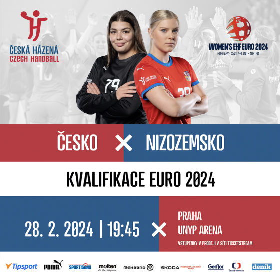 ČESKÁ REPUBLIKA X NIZOZEMSKO/KVALIFIKACE MISTROVSTVÍ EVROPY/HÁZENÁ ŽENY- Praha -Unyp Arena Praha