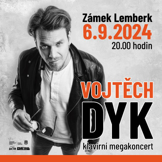 Sólový koncert Vojtěcha Dyka s klavírním doprovodem- Jablonné v Podještědí -Zámek Lemberk Jablonné v Podještědí