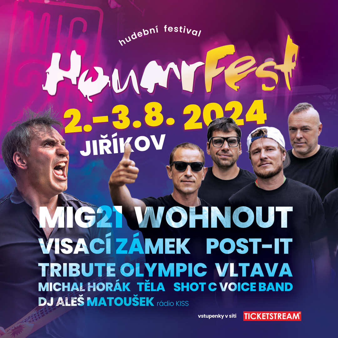 HoumrFest<br>OPEN AIR<br>Jiříkov město hudby