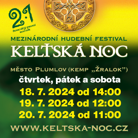 KELTSKÁ NOC 2024 Plumlov<br>Mezinárodní hudební festival